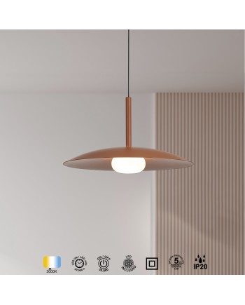 LIDIA * COLGANTE 1L LED 12W  - CAFÉ
